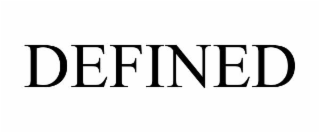 defined