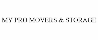 my pro movers & storage