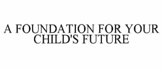 a foundation for your child's future