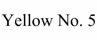 yellow no. 5