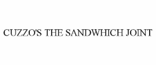 cuzzo's the sandwhich joint