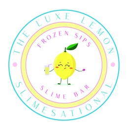 the luxe lemon frozen sips and slimesational slime bar