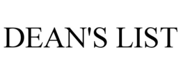 dean's list