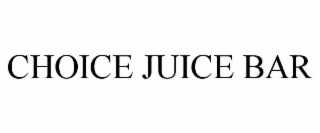 choice juice bar