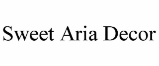 sweet aria decor
