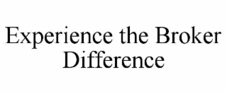 experience the broker difference