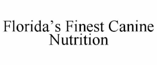 florida’s finest canine nutrition