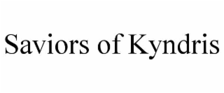 saviors of kyndris