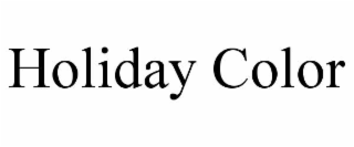 holiday color