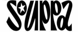 souppa name with a star in the middle of the "o"