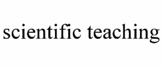 scientific teaching