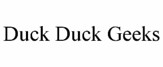 duck duck geeks