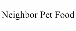 neighbor pet food