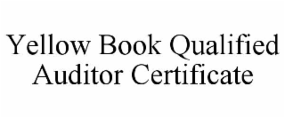 yellow book qualified auditor certificate