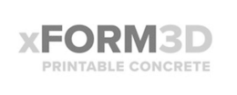 x form3d printable concrete