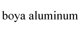 boya aluminum