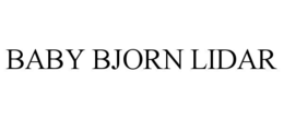 baby bjorn lidar