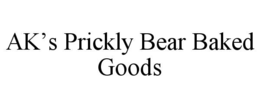 ak’s prickly bear baked goods