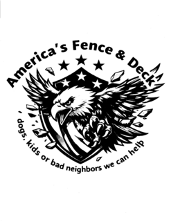 america's fence & deck     dogs kids or bad neighbors we can help