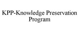 kpp-knowledge preservation program