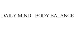 daily mind - body balance