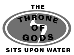 sits upon water throne gods the of