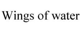 wings of water