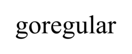 goregular