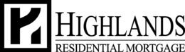 stylized h and the words highlands residential mortgage