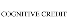 cognitive credit