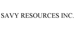 savy resources inc.