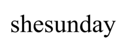 shesunday