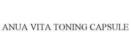 anua vita toning capsule