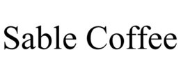 sable coffee