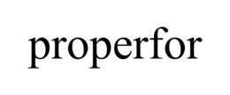 properfor