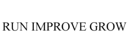 run improve grow