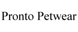 pronto petwear