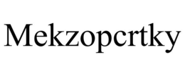 mekzopcrtky
