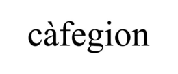 cÀfegion