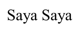 saya saya