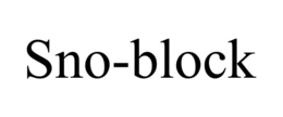sno-block