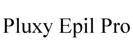 pluxy epil pro