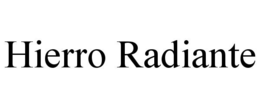 hierro radiante