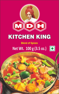 mdh kitchen king blend of spices net wt. 100 g (3.5 oz.)