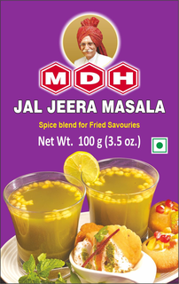 mdh jal jeera masala spice blend for fried savouries net wt. 100 g (3.5 oz.)”
