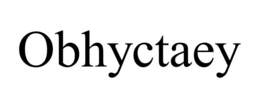 obhyctaey