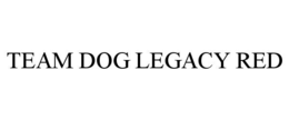 team dog legacy red