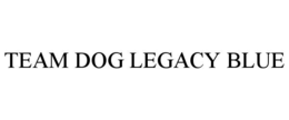 team dog legacy blue
