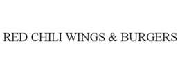 red chili wings & burgers