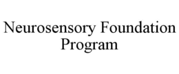 neurosensory foundation program